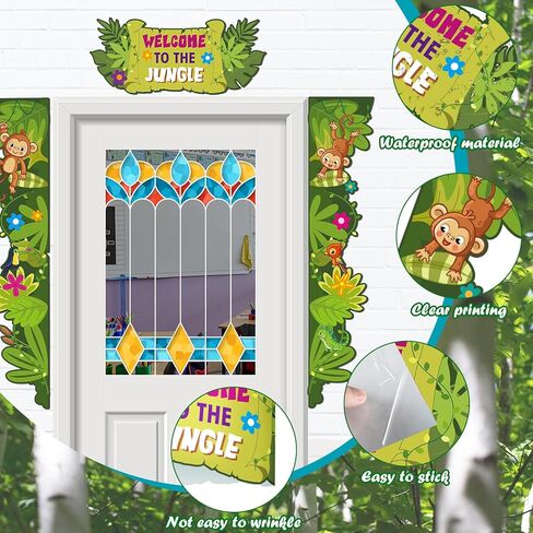 مجموعة ديكورات حدود باب Humyun Under The Sea لباب الفصل الدراسي، حواف لوحة الإعلانات، حدود ملونة بموضوع المحيط، ديكور الفصل الدراسي، لوحة إعلانات تعليمية للمحيط لديكور باب المنزل والمدرسة in Kuwait