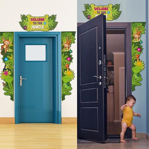 مجموعة ديكورات حدود باب Humyun Under The Sea لباب الفصل الدراسي، حواف لوحة الإعلانات، حدود ملونة بموضوع المحيط، ديكور الفصل الدراسي، لوحة إعلانات تعليمية للمحيط لديكور باب المنزل والمدرسة in Kuwait