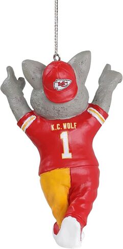 FOCO NFL Unisex-Adult NFL Team Logo Holiday Tree Mascot Ornament in Saudi Arabia