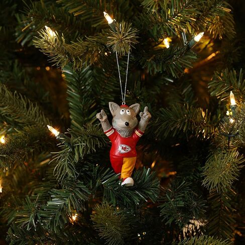 FOCO NFL Unisex-Adult NFL Team Logo Holiday Tree Mascot Ornament in Saudi Arabia
