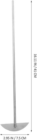 Metal Spatula Stainless Steel Overhead Stirrer Electric Stirring Rod Stir Sticks for Industry Agriculture Health Medicine Scientific Research Labs 30X4. 5X1CM Electric Whisk in Saudi Arabia