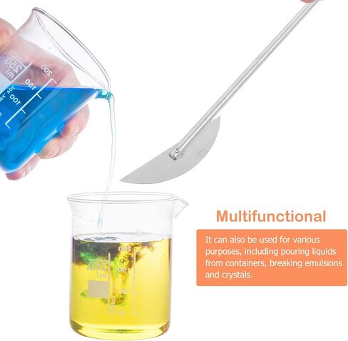 Metal Spatula Stainless Steel Overhead Stirrer Electric Stirring Rod Stir Sticks for Industry Agriculture Health Medicine Scientific Research Labs 30X4. 5X1CM Electric Whisk in Saudi Arabia