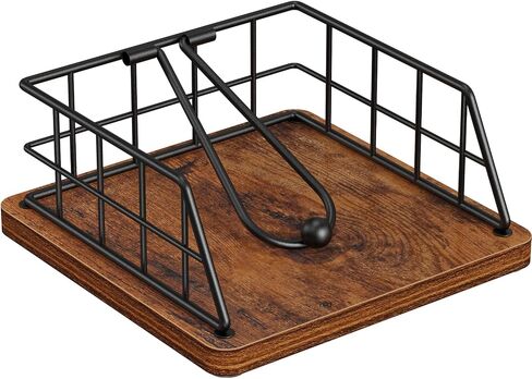Honiter Napkin Holder for Table, Paper Napkin Holders for Kitchen, Farmhouse Napkin Holders with Weighted Arm, Flat Napkin Dispenser for Countertop, Dining Room, Party in Saudi Arabia