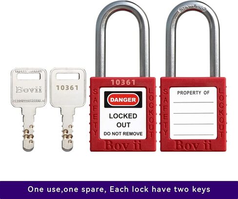 محطة قفل Tagout مع 4 أقفال أمان، 1 مشابك، 30 بطاقة قفل، 30 ربطة عنق من النايلون، محطة لوتو لـ 4 أقفال أمان. in Kuwait