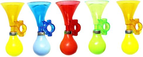 BESPORTBLE Bike Horn Loud Cute Creative Trumpet Handlebar Alarm Ring Cycling Bell Mountain Bike Road Bike Ring Horn Party Noise Maker for Boys and Girls 5pcs (Random Color) in Saudi Arabia