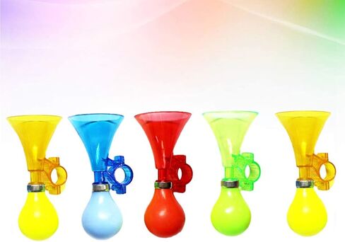 BESPORTBLE Bike Horn Loud Cute Creative Trumpet Handlebar Alarm Ring Cycling Bell Mountain Bike Road Bike Ring Horn Party Noise Maker for Boys and Girls 5pcs (Random Color) in Saudi Arabia