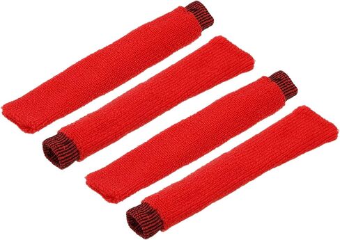 4 عبوات من مناشف كرة الريشة - مقبض مضرب تنس من النايلون المضاد للانزلاق، يمكن وضعها على مقبض كرة الريشة/التنس/الجولف (أزرق) in Kuwait