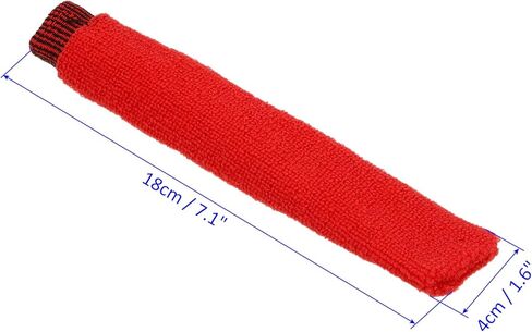 4 عبوات من مناشف كرة الريشة - مقبض مضرب تنس من النايلون المضاد للانزلاق، يمكن وضعها على مقبض كرة الريشة/التنس/الجولف (أزرق) in Kuwait