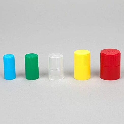 GLOBE SCIENTIFIC 118158C-100 Diamond Culture Tube Cap for 25 mm Glass Culture Tubes, Clear in Saudi Arabia