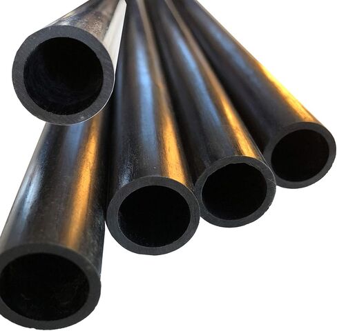 – Carbon Fiber Tube - 12mm X 8mm x 1000mm – Pultruded Round Hollow Carbon Fiber rods Black Matte Finish - Pure Carbon Fibre Hollow Tube shafts - for RC Planes-Drones, Boat DIY Craft Projects in Saudi Arabia