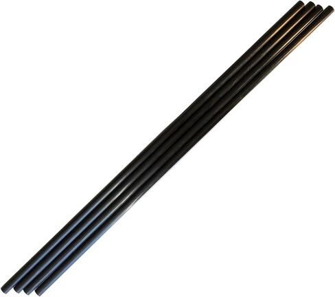 – Carbon Fiber Tube - 12mm X 8mm x 1000mm – Pultruded Round Hollow Carbon Fiber rods Black Matte Finish - Pure Carbon Fibre Hollow Tube shafts - for RC Planes-Drones, Boat DIY Craft Projects in Saudi Arabia