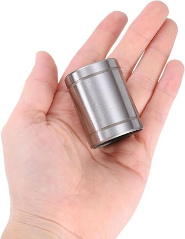 uxcell 4Pcs LM5UU Linear Bearing 5mm Bore 10mm OD 15mm Length Linear Ball Bearings Double Side Rubber Sealed Bearing Steel for CNC Machine 3D Printer Food Packaging Machine in Saudi Arabia