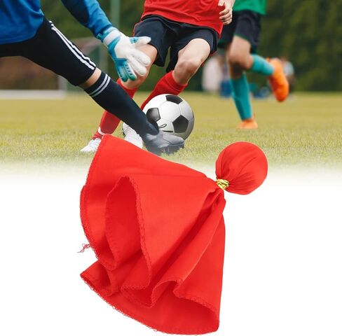 Football Penalty Flag, Football Challenge Flags, Portable Challenge Flag For Sports Game Parties, Referee Tossing Flag, Red in Saudi Arabia