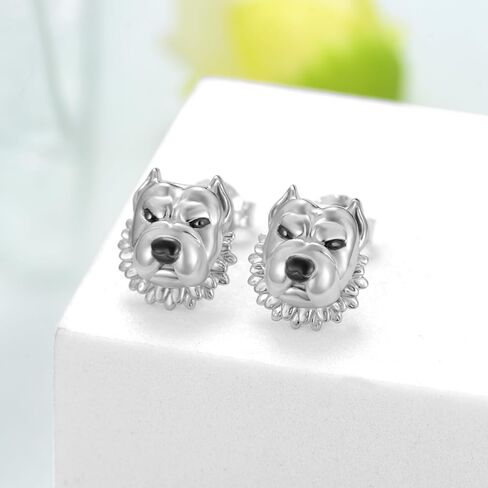 Poodle Earrings 925 Sterling Silver Poodle Stud Earrings Cute Animal Dog Jewelry Gifts for Women Girls in Saudi Arabia