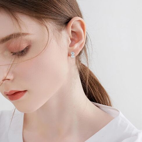 Poodle Earrings 925 Sterling Silver Poodle Stud Earrings Cute Animal Dog Jewelry Gifts for Women Girls in Kuwait