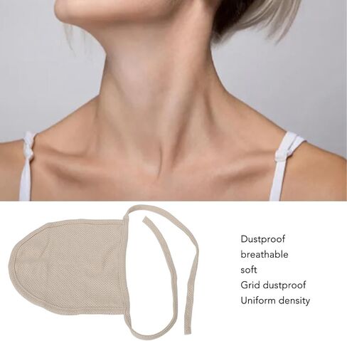 Neck Trachea Cover, Tracheostomy Neck Stoma Protector Guards Double Layer Skin Color Neck Stoma Protector Guard Tracheostomy Wound Cover for Laryngectomy Bandaging Pads in Saudi Arabia