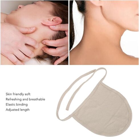 Neck Trachea Cover, Tracheostomy Neck Stoma Protector Guards Double Layer Skin Color Neck Stoma Protector Guard Tracheostomy Wound Cover for Laryngectomy Bandaging Pads in Saudi Arabia
