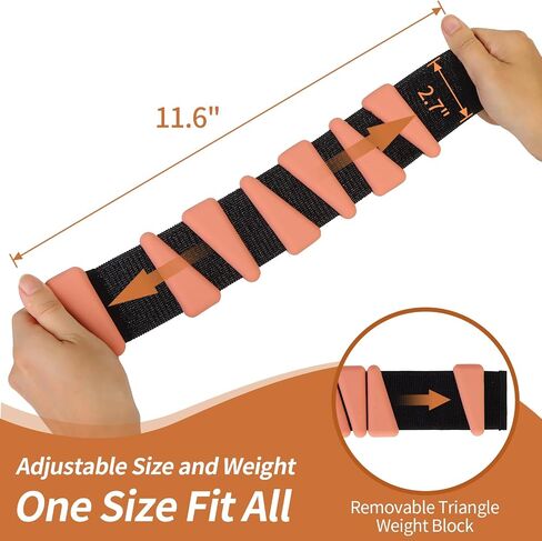 Wrist Weights Set of 2(1Lb Each), Adjustable Wrist and Ankle Weights for Women, Wearable Silicone Arm & Leg Weights for Yoga, Dance, Gym, Walking, Running, Pilates, Aerobics in Saudi Arabia