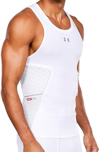 Under Armour Gameday 3-Pad Tank Bball, X-Large, White in Saudi Arabia