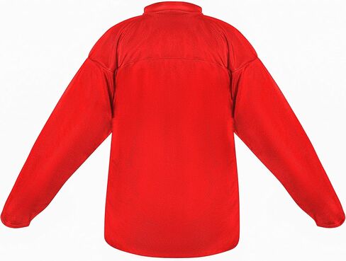 Troy DJ80 Series Ice Hockey Practice Jersey | Senior | Solid Color | Blank | Plain | Men | Mesh | Lightweight (Senior Small, Red) in Saudi Arabia