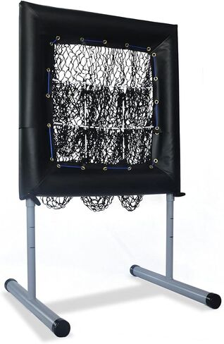 Pitching Net with Strike Zone, Pitching Target, Baseball Pitching Net with 9 Hole Strike Zone, Portable Baseball Softball Pitching Target for Youth and Adult with Carry Bag in Saudi Arabia