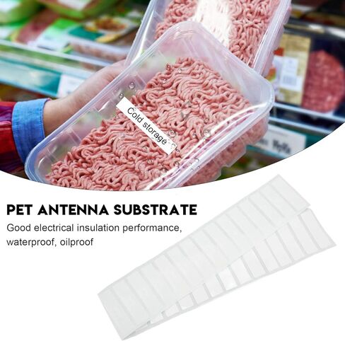 100 قطعة من العلامات، ملصقات شرائح KM4Q، ملصقات لاصقة ISO 18000 6C EPC Class1 Gen2، علامات UHF قابلة لإعادة الاستخدام 860‑960 ميجاهرتز، 73 × 20 مم in Kuwait