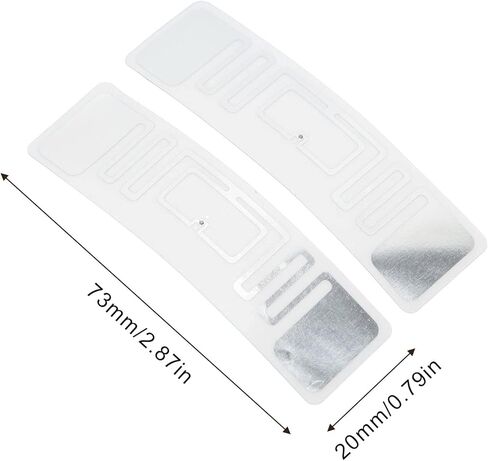 100 قطعة من العلامات، ملصقات شرائح KM4Q، ملصقات لاصقة ISO 18000 6C EPC Class1 Gen2، علامات UHF قابلة لإعادة الاستخدام 860‑960 ميجاهرتز، 73 × 20 مم in Kuwait