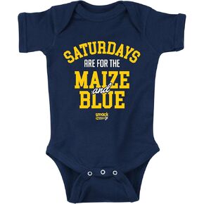 Saturdays Baby Apparel for Michigan College Fans (NB-7T)