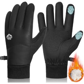 RIGWARL Waterproof Mens Women Gloves for Cold Weather, -5℉ Warm Winter Thermal Gloves with Touch Screen, Anti-Slip Lightweight Snow Gloves Winter for Driving Running Cycling Hiking