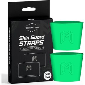 Soccer Shin Guard Straps - Silicone Shin Guard Holders - Alternative to Soccer Tape for Socks, Shin Guard Stays for Adult, Youth 13+, Compatible with Soccer Grip Socks and Sock Sleeves