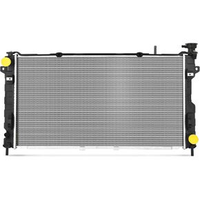 YITAMOTOR مشعاع كامل متوافق مع 2004-2012 CHEVROLET Colorado GMC Canyon OE Style Radiator CU2707 مع خزان بلاستيكي أوتوماتيكي من الألومنيوم