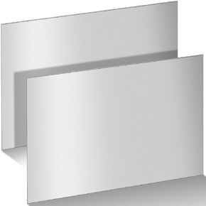 2 Pcs 16 Gauge 12 x 9 Inch Cold Rolled Steel Sheets Metal Plate Metal Sheets Mild Carbon Steel Plate Square Weldable Metal Panels for Outside Industrial DIY Use Projects Weld Accessories