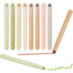 EooUooIP Aesthetic Highlighter,8 Colored highlighters Soft Chisel Tip Bible Highlighters Marker Pens No Bleed for Journaling Notes School Office Supplies