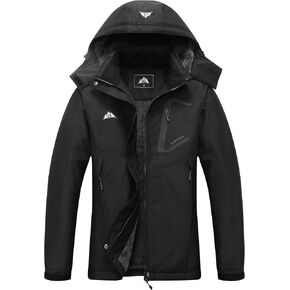 MOERDENG Women's Ski Jacket Waterproof Winter Coat Hooded Snowboarding Jacket Warm Winter Jacket in Saudi Arabia