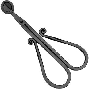 Living Ideas Wick Trimmer Hand Forged Metal Candle Wick Cutter, Candle Scissors Cutter, Stainless Steel Handmade Candle Wick Clipper Scissor for Trim Wick to Burn Equally Candle Snuffers Tool