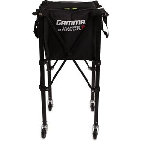 عربة السفر GAMMA Sports EZ XD: آلة كرة التنس المحمولة وعربة تخزين كرة المخلل مع عجلات، حقيبة نايلون متينة، سعة 150/120، تتضمن حقيبة حمل in Kuwait