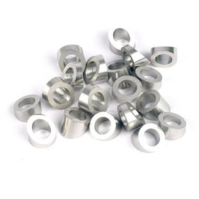 30 Degree Beveled Washer 3/8 Inch, T316 Stainless Steel Angle Washer for 1/8" Cable Railing Tensioner Kit, Raling kit for Metal Wood Stair Posts 12 Pack, Black