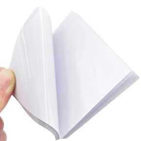 50 Sheets High-Glass Finish Dental Mixing Pads 2 Sides Paper 3"x3", Disposable Lab Mixing Papers Poly Coated, Disposable Mix Paper, Poly Pads