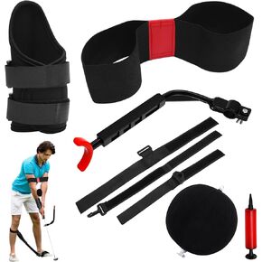 Golf Swing Trainer Aid - Complete Golf Training Set for Beginners, Golf Swing Training Accessories - Premium Equipment for Swing, Master Your Swing with 5 Essential Tools