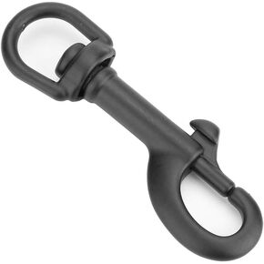 SUNGOOYUE Snap Bolt Hook, 316 Stainless Steel Diving Hook Swivel Eye Snap Bolt Kit Diving Accessory (75mm SSA-DT75B)