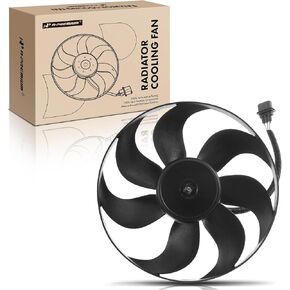 A-Premium Right Engine Radiator Cooling Fan Assembly Compatible with Select Volkswagen & Audi Models - Jetta 1999-2005, Golf 1999-2004, Clasico 2011-2014, TT Quattro 2000-2002, TT 2000-2004 in Kuwait