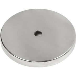 MAG-MATE MX2000 Ceramic Magnet in a Plated Cup, Permanent Ceramic Magnets, Versatile Strong Magnets, 40 lbs. Holding Capacity