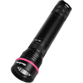 Scuba Diving Flashlight Dive Torch Snorkeling Light Rechargeable, Underwater Waterproof LED Flashlight, Submersible Safety Lights with Battery and Charger for Diving