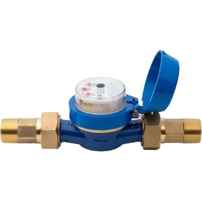 Hunter Industries HC075FLOW Hydrawise 3/4" HC Flow Meter Irrigation Sensor, Blue