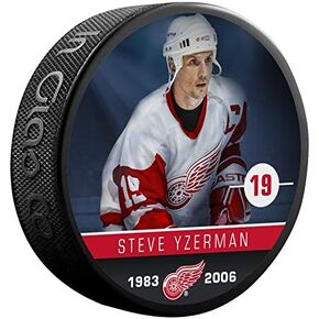 Steve Yzerman Red Wings Officially Licensed Hockey Puck