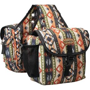 Weaver Leather Trail Gear Saddle Bag Trek West Pattern