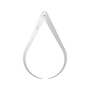 Starrett Caliper with High-Grade Steel Legs and Improved Joint Design for Tension Adjustment - 12" Size and Capacity, Firm-Joint Type, Flat Leg Style - 26-12