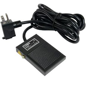 TEMCo Industrial Foot Switch SPST NO Electric Power Pedal Momentary 10ft Plug CN0355