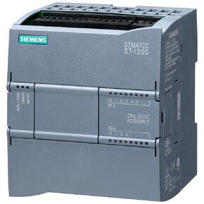 Siemens 6ES7 211-1BE40-0XB0 SIMATIC S7-1200, CPU 1211C, COMPACT CPU, AC/DC/RELAY, ONBOARD I/O: 6 DI 24V DC; 4 DO RELAY 2A; 2 AI 0-10V DC, POWER SUPPLY: AC 85-264 VAC