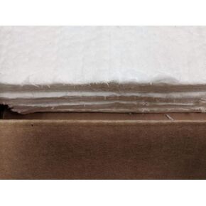 12"x24"x1" Ceramic Fiber Blanket Insulation 6# 2300F for Wood Stoves, Pizza Ovens, Kilns, Forges, Fireplaces & More - (4 Each)